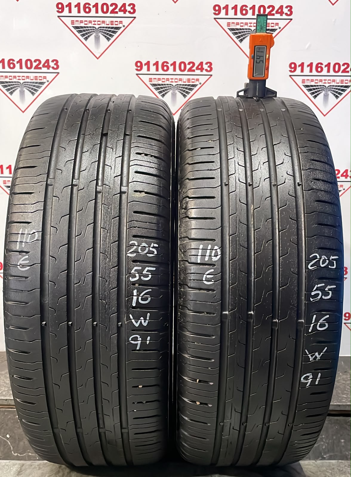 CONTINENTAL ECOCONTACT 6 USADO  205/55 R16 91 W